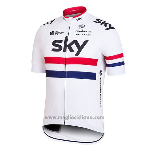 2016 Abbigliamento Ciclismo Francia Rosso e Bianco Manica Corta e Salopette