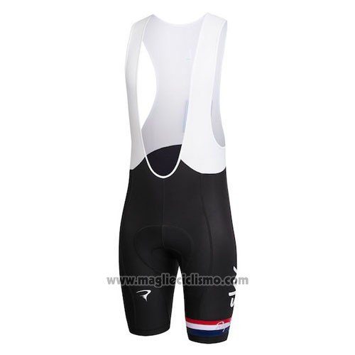 2016 Abbigliamento Ciclismo Francia Rosso e Bianco Manica Corta e Salopette
