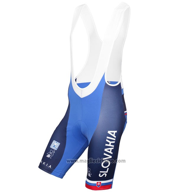 2018 Abbigliamento Ciclismo Russia Blu Bianco Manica Corta e Salopette