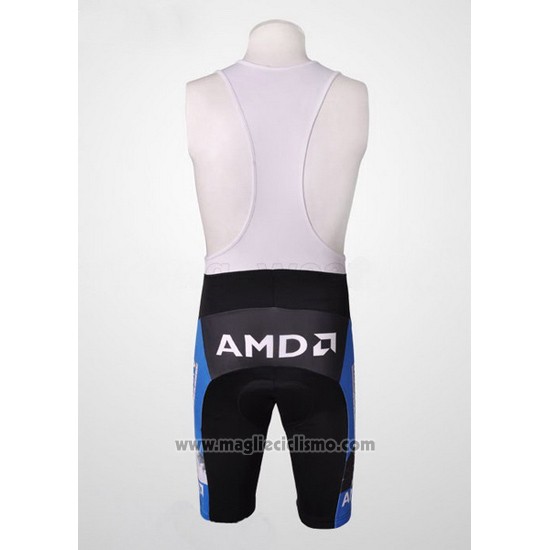 2007 Abbigliamento Ciclismo Trek Nero e Blu Manica Corta e Salopette