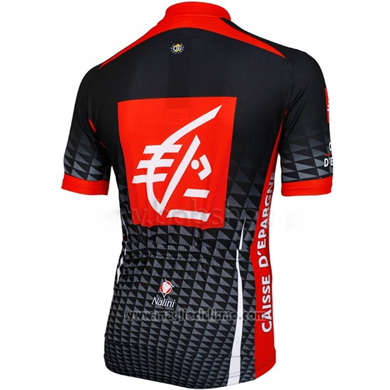 2010 Abbigliamento Ciclismo Caisse D Epargne Nero e Bianco Manica Corta e Salopette