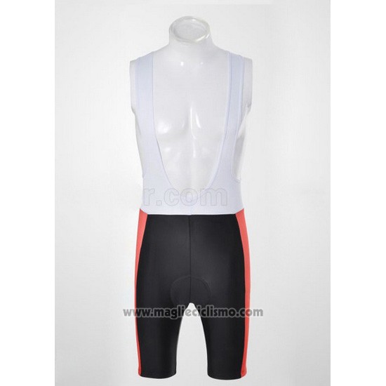 2010 Abbigliamento Ciclismo Ferrari Nero e Rosso Manica Corta e Salopette