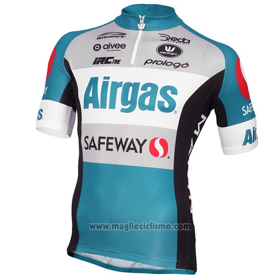 2015 Abbigliamento Ciclismo D3 Devo Airgas Blu e Nero Manica Corta e Salopette