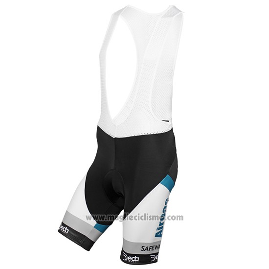 2015 Abbigliamento Ciclismo D3 Devo Airgas Blu e Nero Manica Corta e Salopette