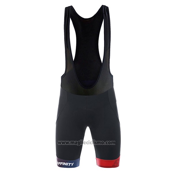 2017 Abbigliamento Ciclismo Affinity Bianco e Blu Manica Corta e Salopette