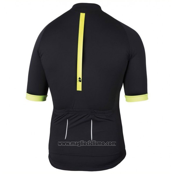 2017 Abbigliamento Ciclismo Etxeondo Entzun Nero e Giallo Manica Corta e Salopette