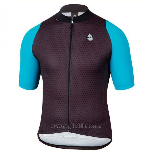 2017 Abbigliamento Ciclismo Etxeondo Neo Nero e Blu Manica Corta e Salopette