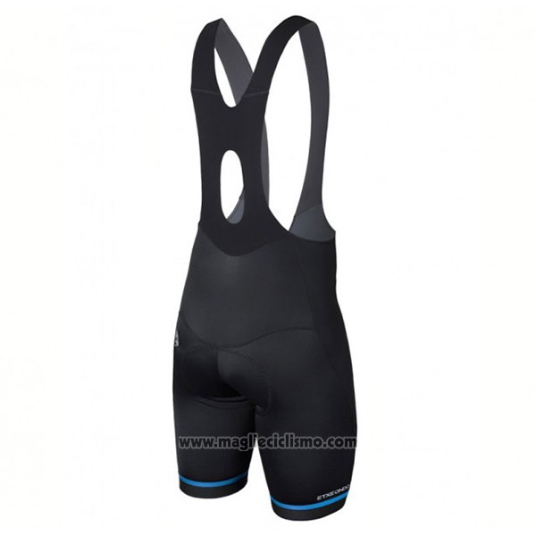 2017 Abbigliamento Ciclismo Etxeondo Neo Nero e Blu Manica Corta e Salopette