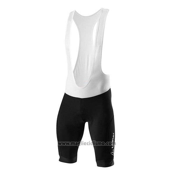 2017 Abbigliamento Ciclismo Loffler Nero Manica Corta e Salopette