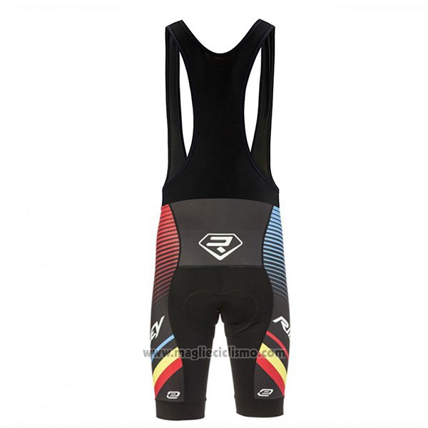2017 Abbigliamento Ciclismo Ridley Rincon Blu e Nero Manica Corta e Salopette