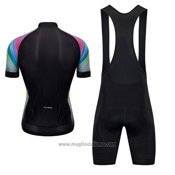 2017 Abbigliamento Ciclismo Ykywbike Aa05 Adh05 Nero Manica Corta e Salopette