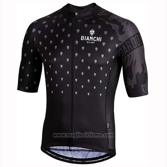 2019 Abbigliamento Ciclismo Bianchi MTX Nero Manica Corta e Salopette