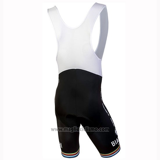 2019 Abbigliamento Ciclismo Bianchi MTX Nero Manica Corta e Salopette