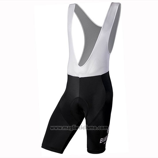 2019 Abbigliamento Ciclismo Bianchi Milano Conca Nero Rosso Manica Corta e Salopette