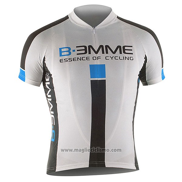 2017 Abbigliamento Ciclismo Biemme Identity Bianco Manica Corta e Salopette