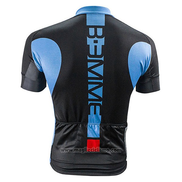 2017 Abbigliamento Ciclismo Biemme Poison Blu Manica Corta e Salopette
