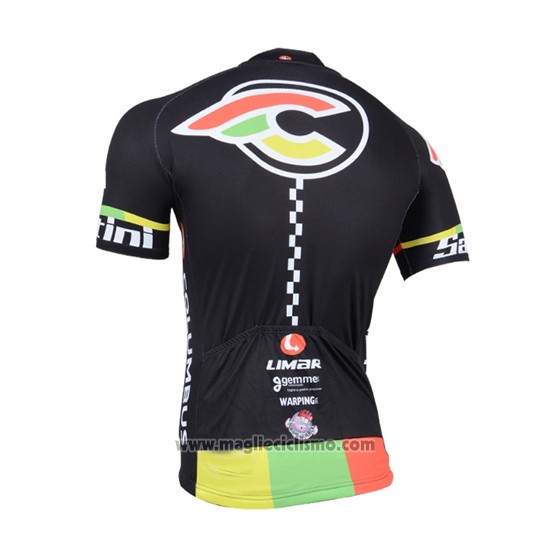 2014 Abbigliamento Ciclismo Cinelli Santini Nero Manica Corta e Salopette