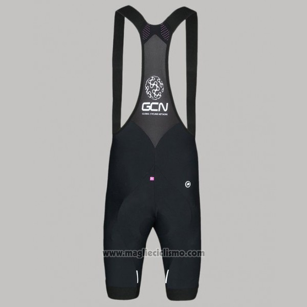 2017 Abbigliamento Ciclismo GCN Nero e Rosso Manica Corta e Salopette