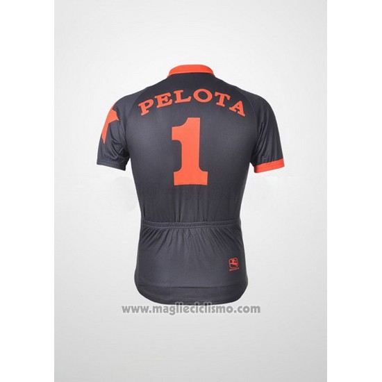 2010 Abbigliamento Ciclismo Johnnys Arancione e Nero Manica Corta e Salopette