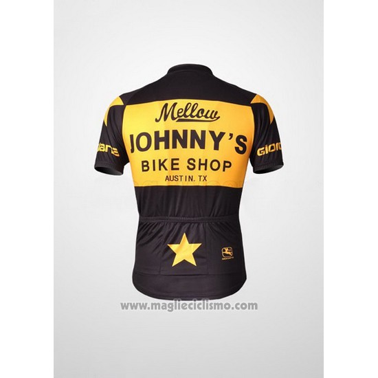 2010 Abbigliamento Ciclismo Johnnys Giallo e Nero Manica Corta e Salopette
