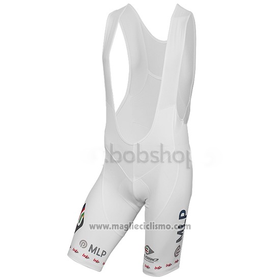 2014 Abbigliamento Ciclismo MLP Team Bergstrasse Bianco Manica Corta e Salopette
