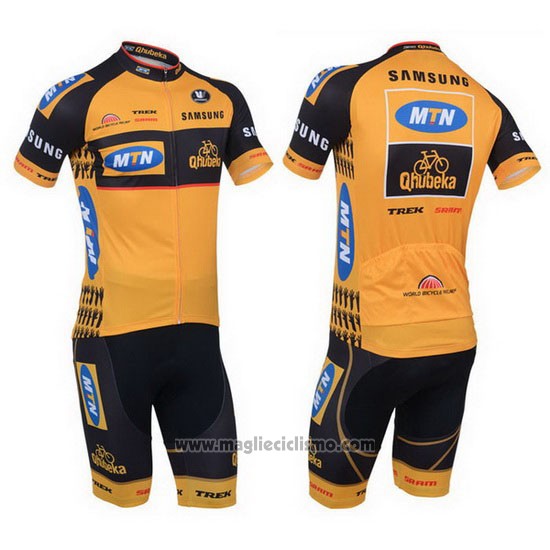 2013 Abbigliamento Ciclismo Mtn Arancione Manica Corta e Salopette