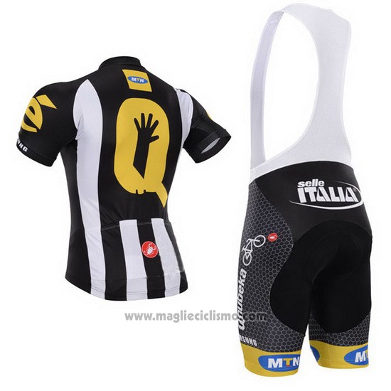 2015 Abbigliamento Ciclismo Mtn Nero e Bianco Manica Corta e Salopette