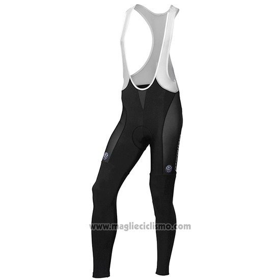 2016 Abbigliamento Ciclismo Multivan Merida Verde e Bianco Manica Lunga Salopette