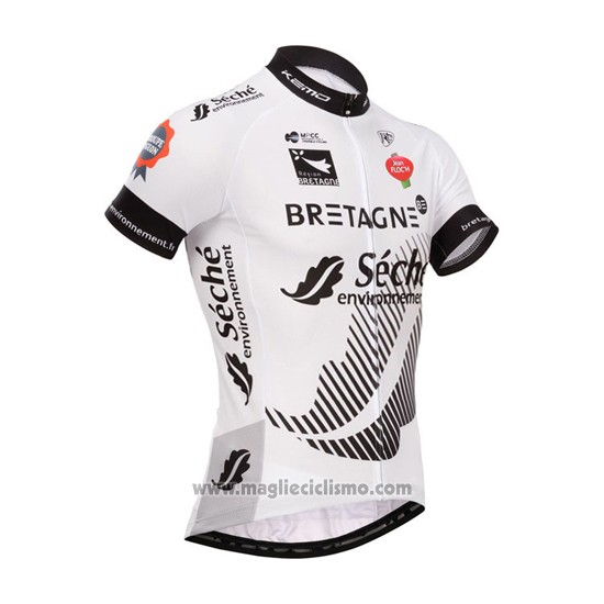 2015 Abbigliamento Ciclismo Seche Nero e Bianco Manica Corta e Salopette