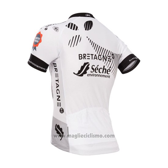 2015 Abbigliamento Ciclismo Seche Nero e Bianco Manica Corta e Salopette