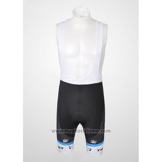 2011 Abbigliamento Ciclismo Subaru Bianco e Nero Manica Corta e Salopette