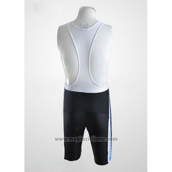 2011 Abbigliamento Ciclismo Subaru Celeste e Bianco Manica Corta e Salopette