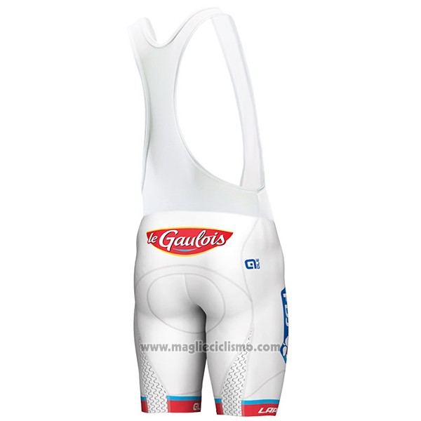 2017 Abbigliamento Ciclismo UCI ALE Bianco e Rosso Manica Corta e Salopette