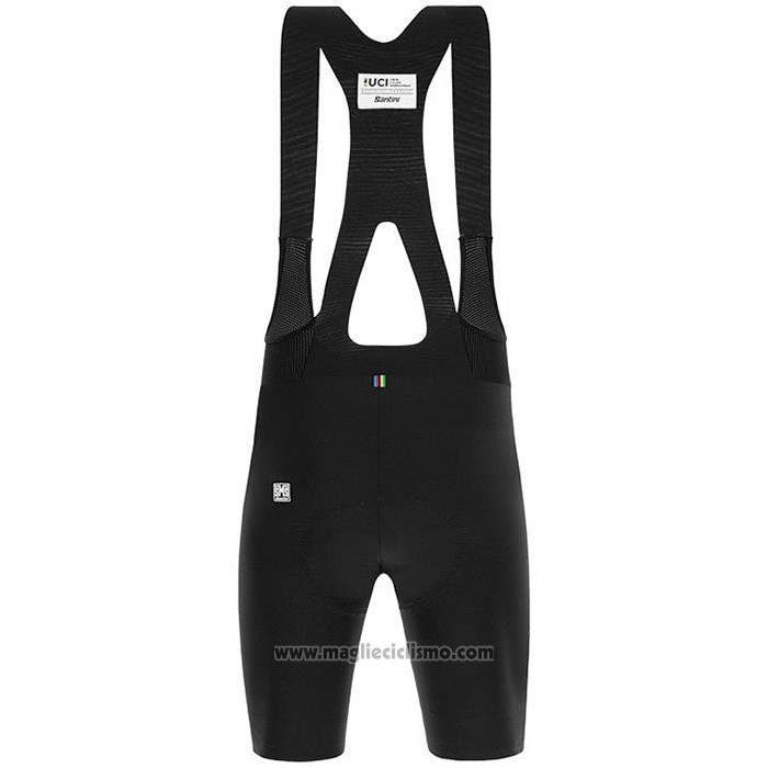 2020 Abbigliamento Ciclismo UCI Scuro Blu Manica Corta e Salopette